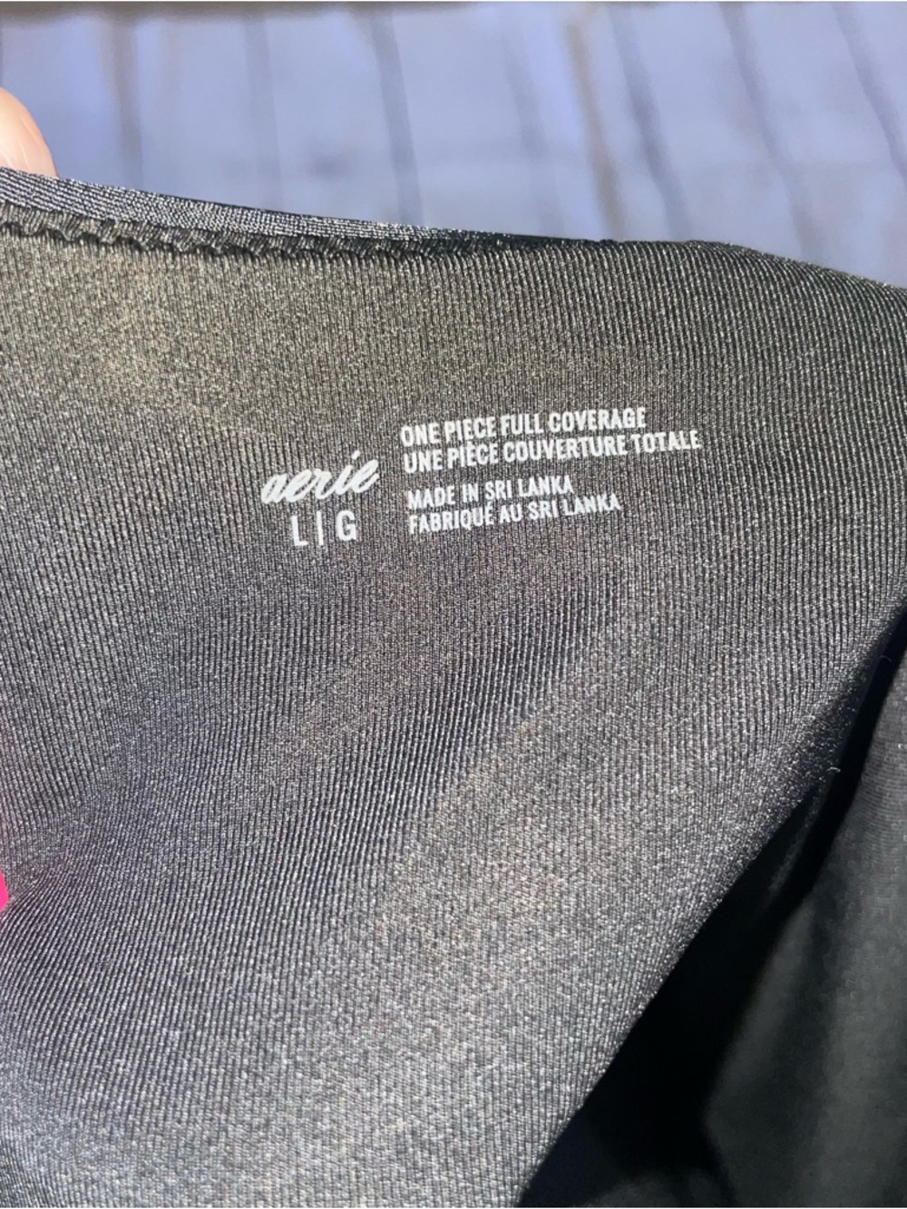 NWT Aerie Wrap Around Black One-Piece Swimsuit - Picture 4 of 7